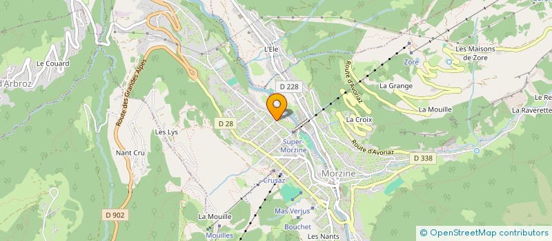 localisation de l'entreprise CAMELIA à MORZINE