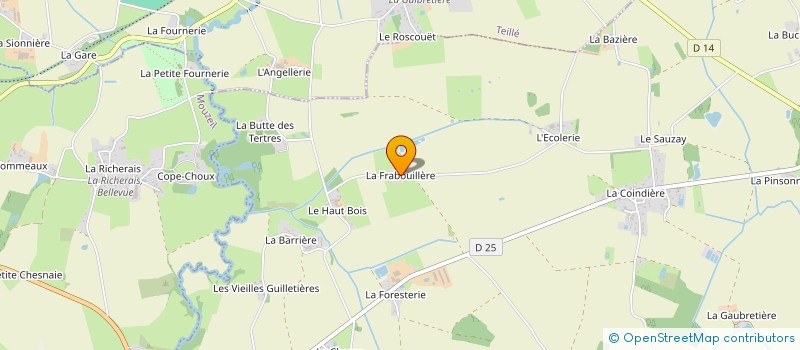 localisation de l'entreprise CAMELIA  MESANGER