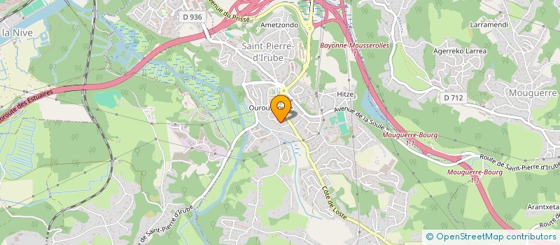 localisation de l'entreprise CAMELIA  SAINT-PIERRE-D'IRUBE