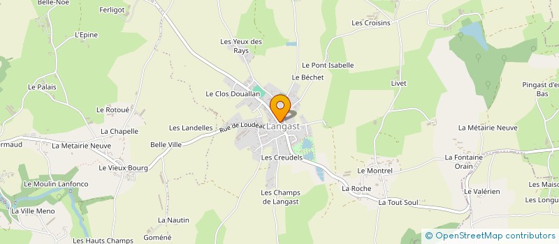 localisation de l'entreprise CAMELIA  PLOUGUENAST-LANGAST