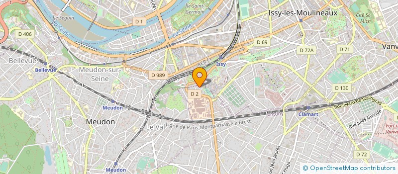localisation de l'entreprise CAMELIA COURSES à CLAMART