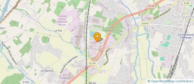 localisation de l'entreprise CAMELIA DECOR  ROULLET-SAINT-ESTEPHE