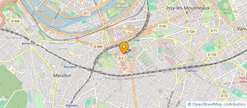 localisation de l'entreprise CAMELIA HOLDING à CLAMART