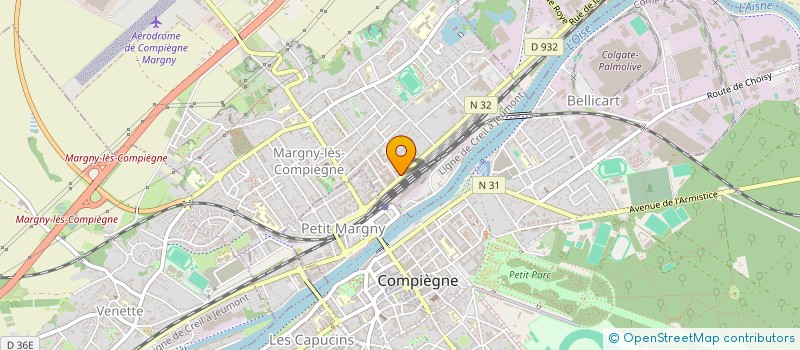 localisation de l'entreprise CAMELIA IMMO  MARGNY-LES-COMPIEGNE