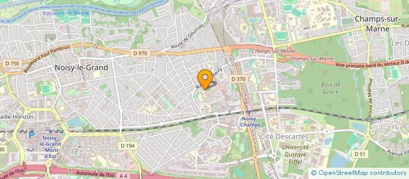 localisation de l'entreprise CAMELIA TRANSPORTS à NOISY-LE-GRAND