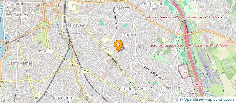 localisation de l'entreprise CAMELIAS 38 à TOULOUSE