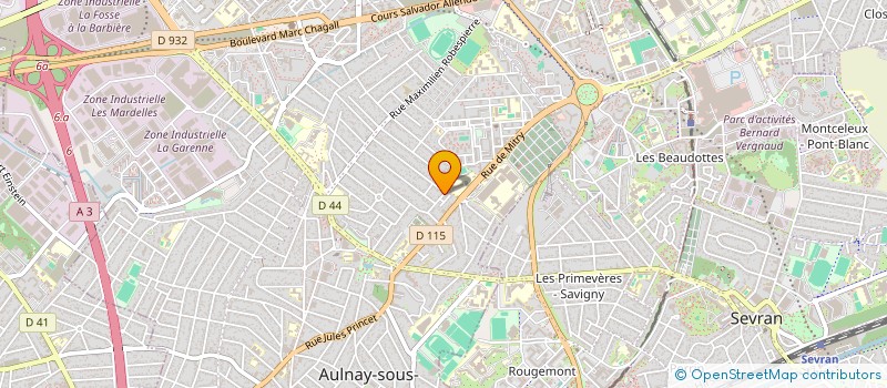 localisation de l'entreprise CAMELINAD à AULNAY-SOUS-BOIS