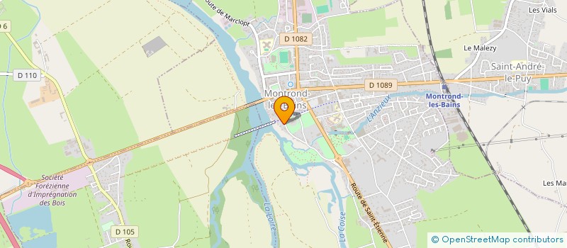 localisation de l'entreprise CAMELINAT  MONTROND-LES-BAINS