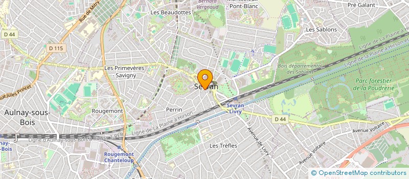 localisation de l'entreprise CAMELINAT à SEVRAN