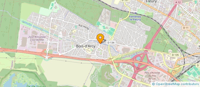 localisation de l'entreprise CAMELINAT  BOIS-D'ARCY