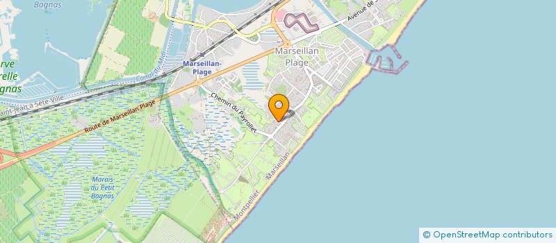 localisation de l'entreprise CAMELYIA à MARSEILLAN