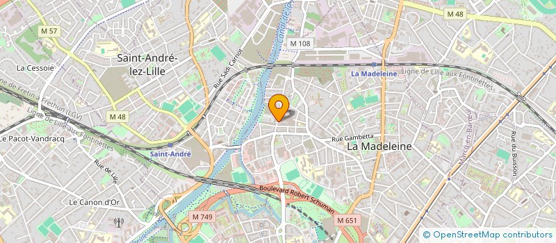 localisation de l'entreprise CAMEMA à LILLE