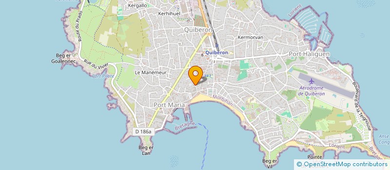 localisation de l'entreprise CAMENEN JEAN-LUC à QUIBERON