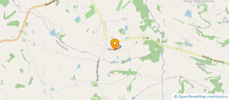 localisation de l'entreprise CAMEOU ENERGIE  POUY-ROQUELAURE