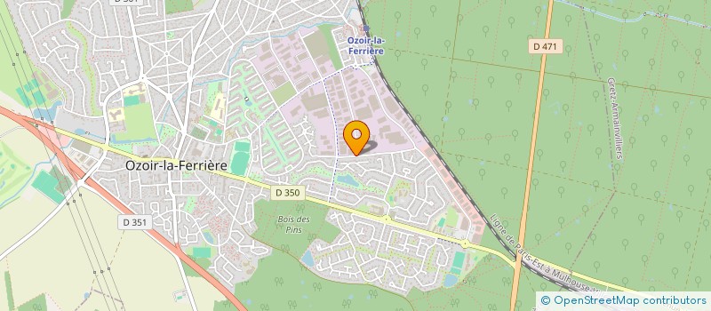localisation de l'entreprise CAMEP à OZOIR-LA-FERRIERE