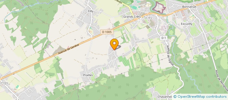 localisation de l'entreprise CAMER  SCIEZ