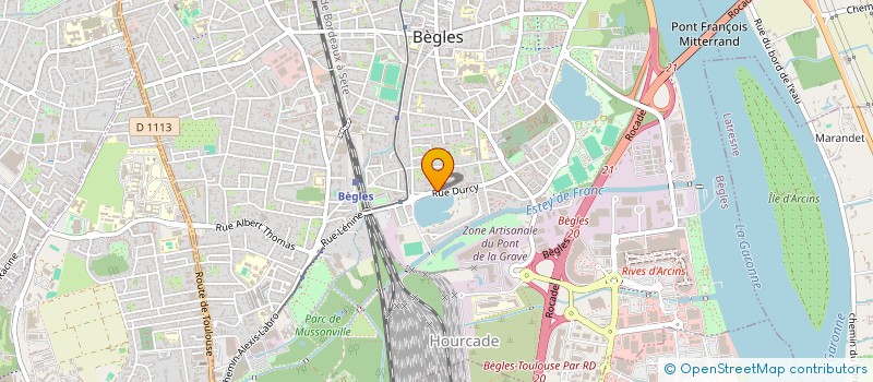 localisation de l'entreprise CAMERA + à BEGLES