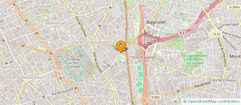 localisation de l'entreprise CAMERA BOTANICA  PARIS