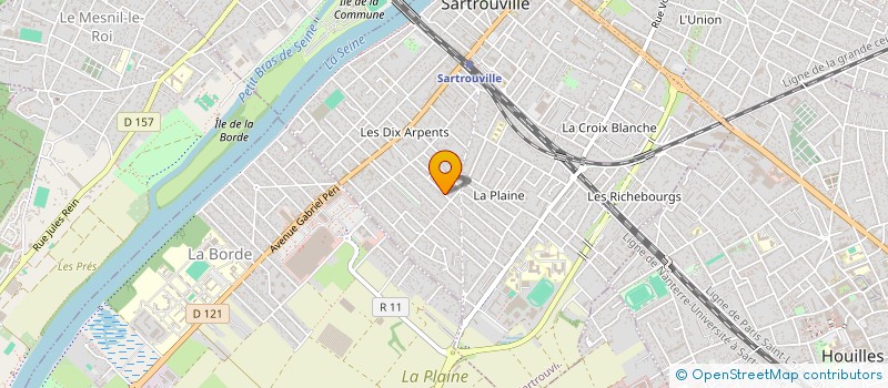 localisation de l'entreprise CAMERA CLUB AMATEUR DE SARTROUVILLE  SARTROUVILLE