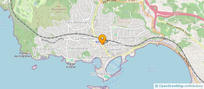 localisation de l'entreprise CAMERA LDJ  BANDOL