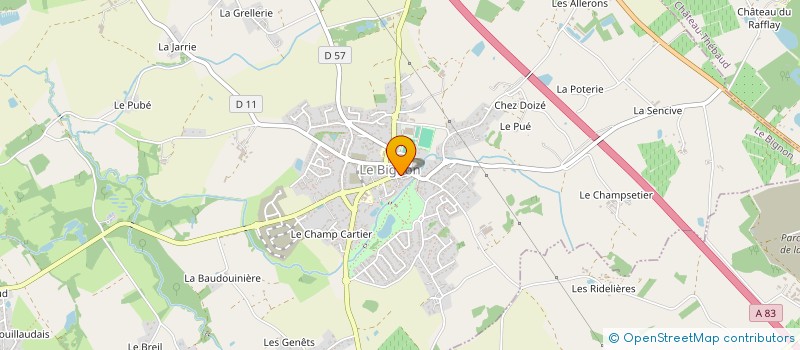 localisation de l'entreprise CAMERA NOIRE à LE BIGNON