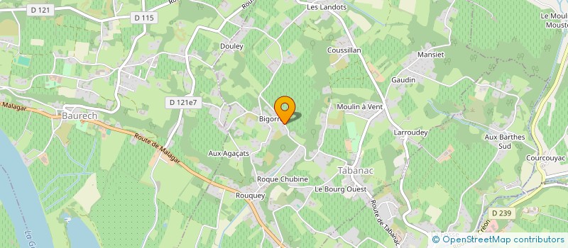 localisation de l'entreprise CAMERA OBSCURA  TABANAC