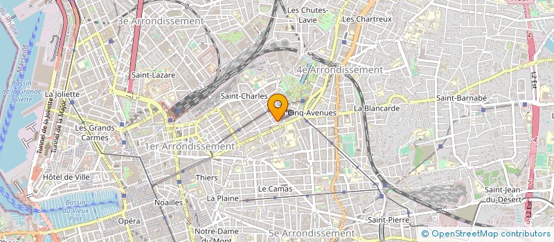 localisation de l'entreprise CAMERA PROV RECHERC PRODUCTION à MARSEILLE