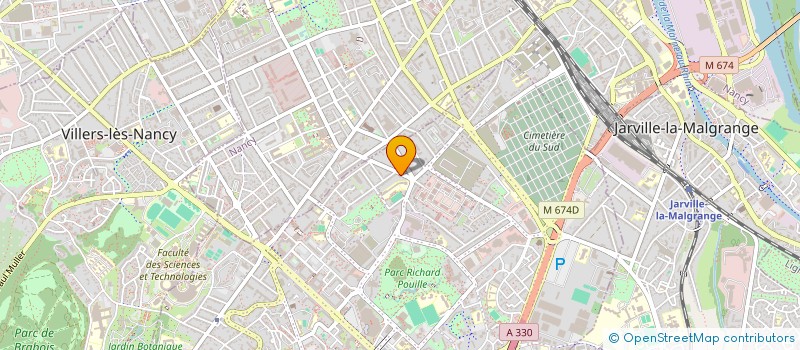 localisation de l'entreprise CAMERAN à VANDŒUVRE-LES-NANCY