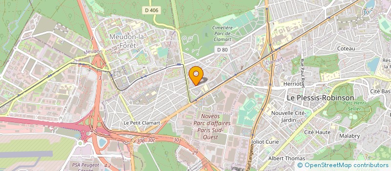 localisation de l'entreprise CAMERASANTE à CLAMART