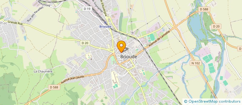 localisation de l'entreprise CAMERATA BRIVATENSIS  BRIOUDE