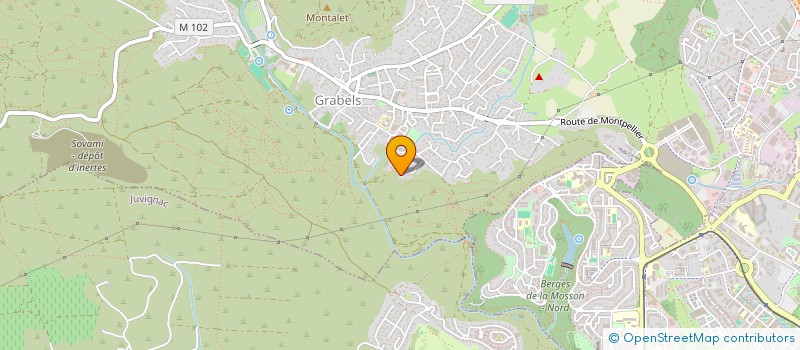 localisation de l'entreprise CAMERATA MARIE JAEL  GRABELS