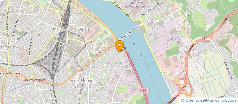 localisation de l'entreprise CAMERINI à BEGLES