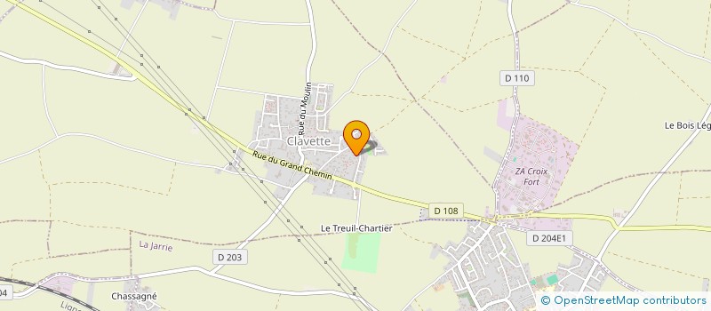 localisation de l'entreprise CAMERON HUGHES PRODUCTION  CLAVETTE