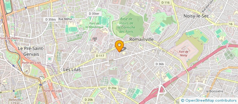 localisation de l'entreprise CAMERON KOMPANY à ROMAINVILLE