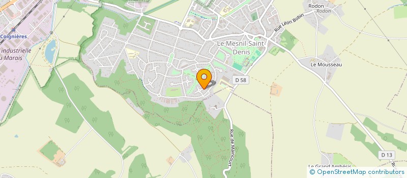 localisation de l'entreprise CAMEROONFOODS  LE MESNIL-SAINT-DENIS