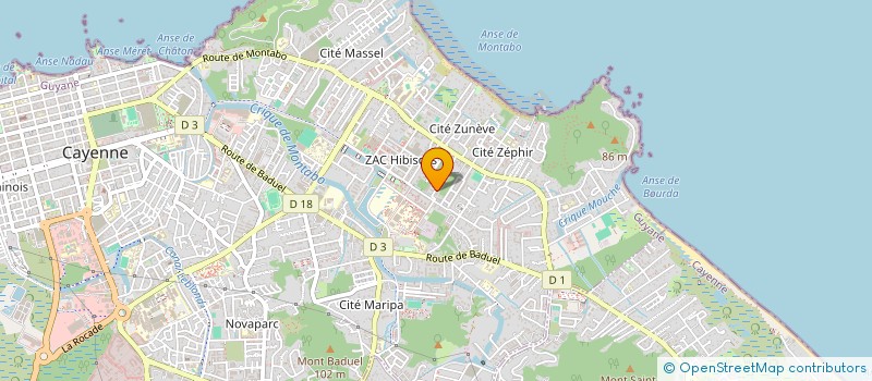 localisation de l'entreprise CAMERY  CAYENNE