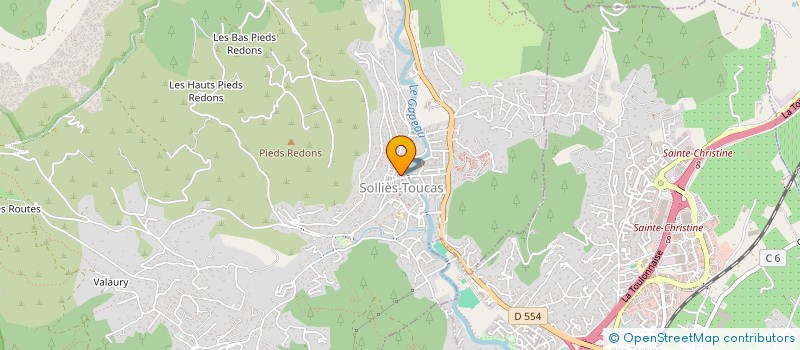 localisation de l'entreprise CAMESCASSE  SOLLIES-TOUCAS