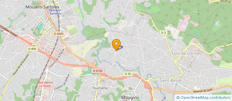 localisation de l'entreprise CAMESMELAU à MOUGINS