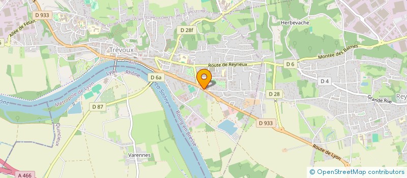 localisation de l'entreprise CAMEST  TREVOUX