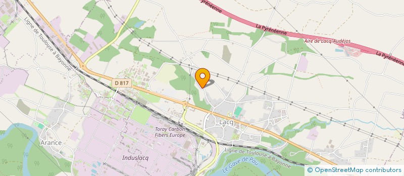 localisation de l'entreprise CAMET JM&F  LACQ