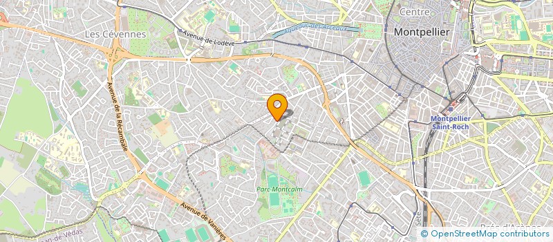 localisation de l'entreprise CAMETTE à MONTPELLIER
