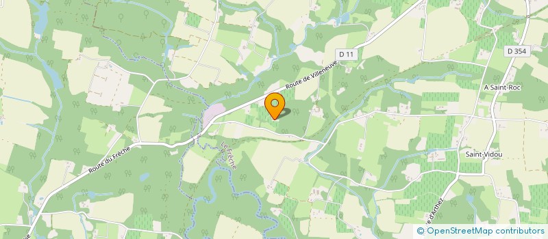 localisation de l'entreprise CAMEVA  LE FRECHE