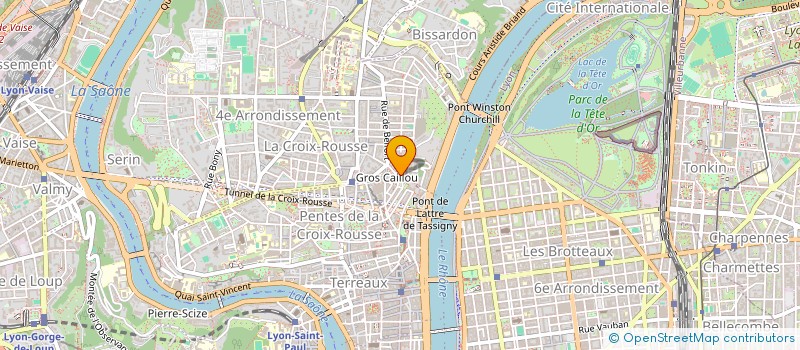 localisation de l'entreprise CAMEVI à LYON 4EME