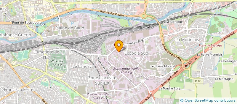 localisation de l'entreprise CAMEX à CESSON-SEVIGNE