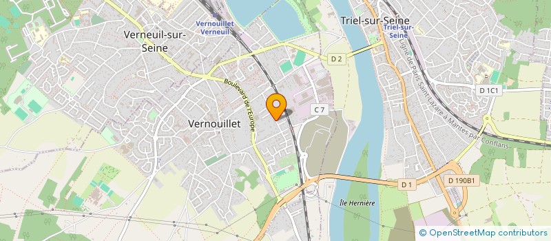 localisation de l'entreprise CAMEX'IN à VERNOUILLET
