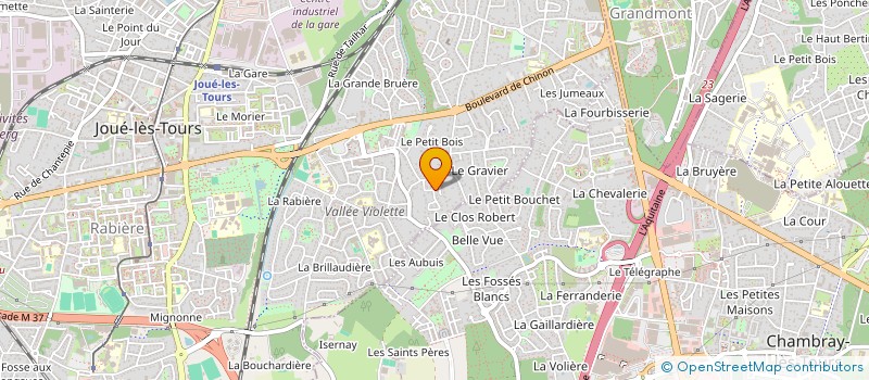 localisation de l'entreprise CAMEXIM COMINSER COMMERCE INTERNATIONAL SERVICE à JOUE-LES-TOURS