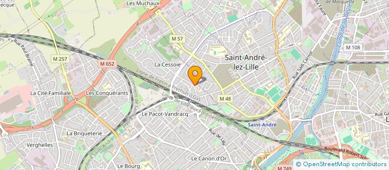 localisation de l'entreprise CAMFORT MAISON & JARDIN à LAMBERSART