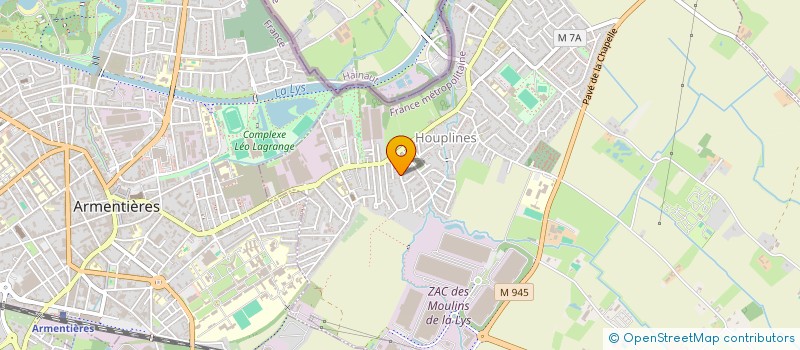 localisation de l'entreprise CAMFRAN  HOUPLINES