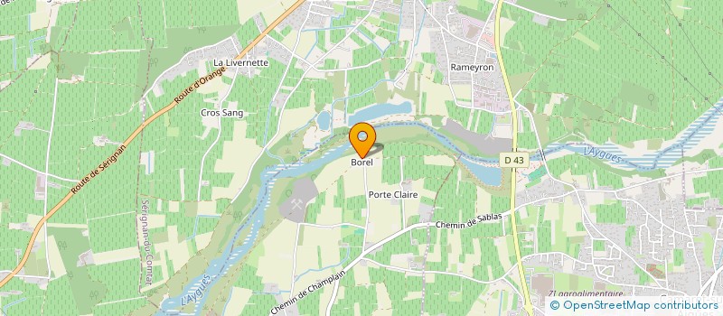 localisation de l'entreprise CAMG DECO à ORANGE