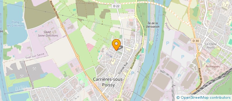 localisation de l'entreprise CAMG2  CARRIERES-SOUS-POISSY